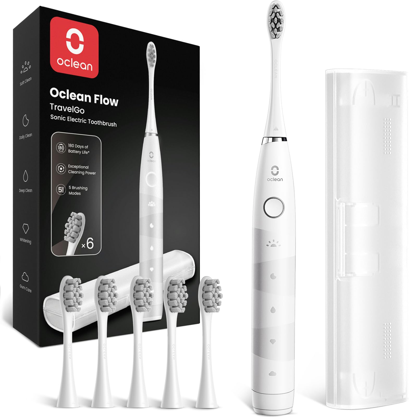 【数量限定】Oclean Flow TravelGo 電動歯ブラシセット 180 Amazon.co.jp: Oclean Flow TravelGo 電動歯ブラシセット 180日間